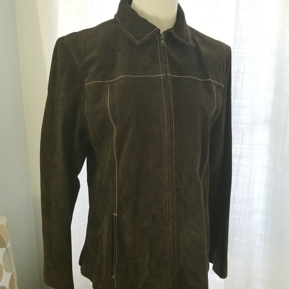 Suede leather jacket - Picture 2 of 5